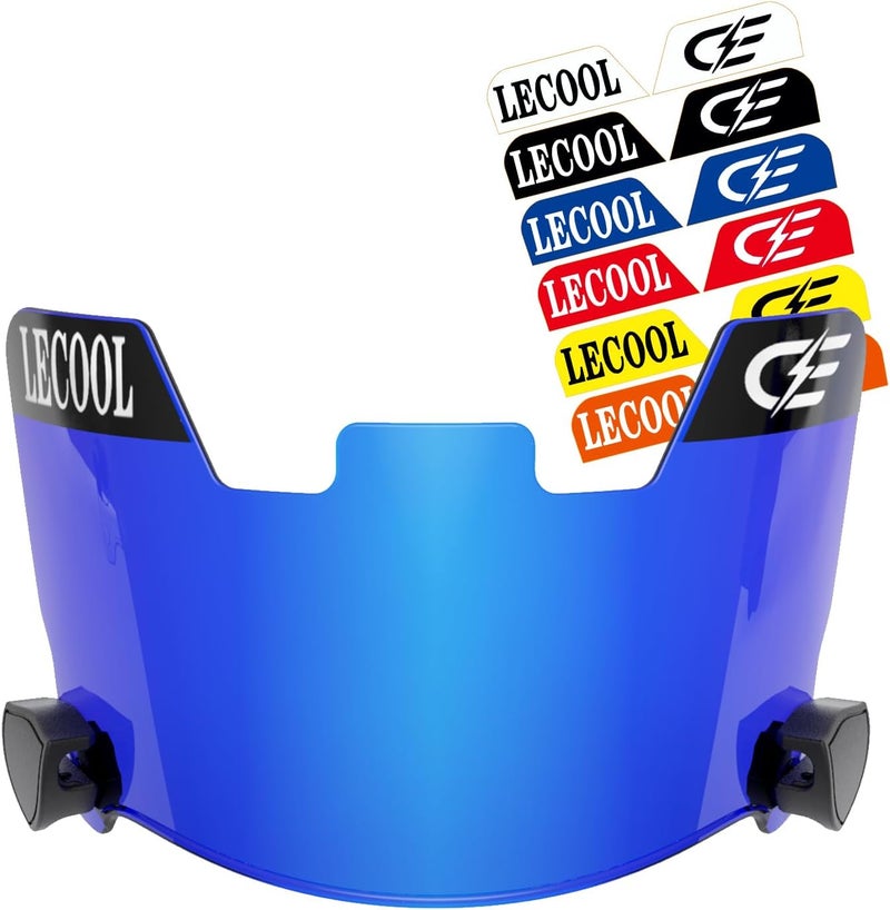 LeCool Multi-Color Football Visor,Enhance Your Game -Fits Adult & Youth Football Helmets - Image 1